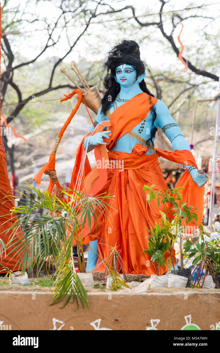 Statue of Hindu God Lord Rama Stock Photo - Alamy
