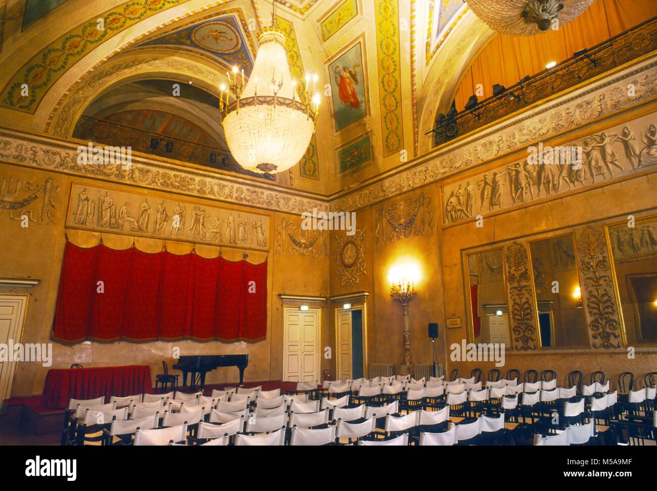 Parma (Italy), the Royal theater Stock Photo