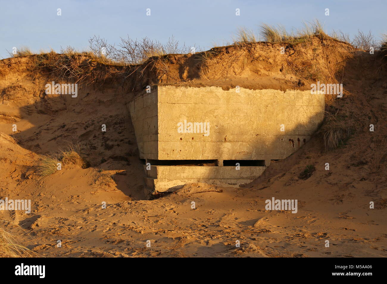 WW2 Pillbox Rye Golf Course Camber Sands Rye East Sussex England 