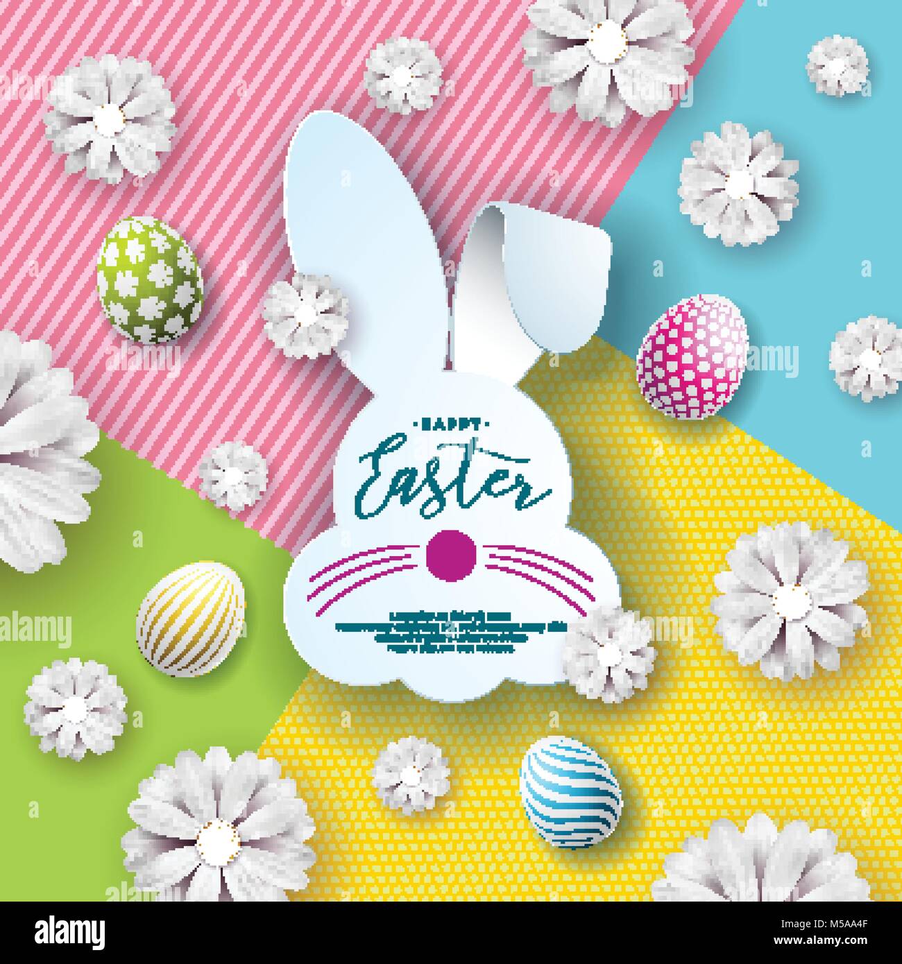 Rabbit face silhouette Stock Vector Images Alamy