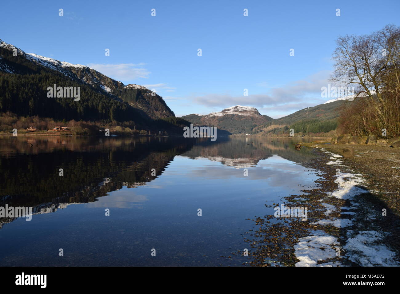 'mountains' 'lochs' 'loch' 'lubnaig' 'Scotland' Stock Photo
