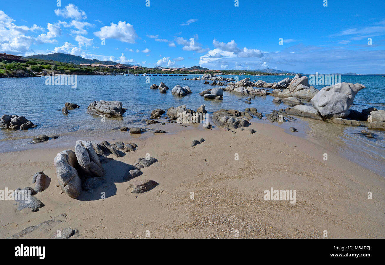 Italian Beaches Rocks Sardinia, Italy: rocks and sea at Beach Stock Photo - Alamy