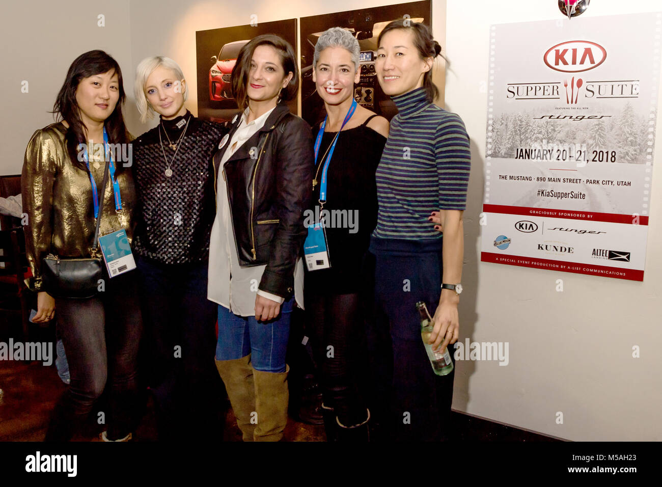 Post impressionisme Succes begrijpen KIA Supper Suite hosts the cast premiere party for the film 'Nancy' at  Sundance 2018, in Park City, Utah. Featuring: Christina Choe, Andrea  Riseborough, Michelle Cameron, T. Sahara Meer, Amy Lo Where: