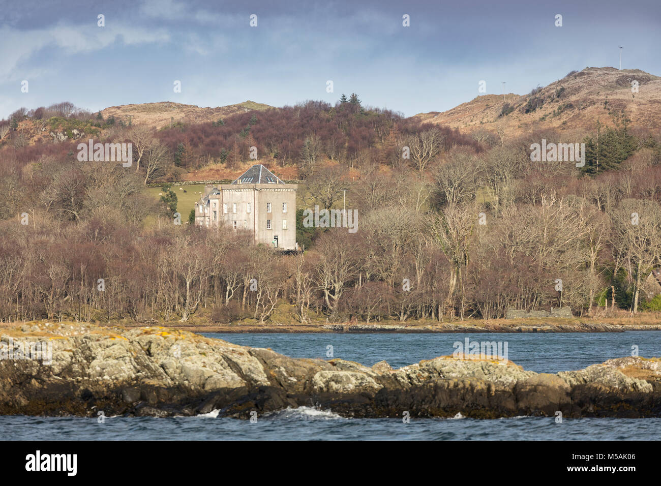 Craignish Castle, Ardfern, Winter, Argyll and Bute, Western Scotland
