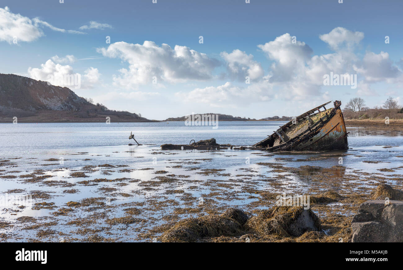 Ardfern, Loch Craignish, Winter, Argyll and Bute, Western Scotland, United Kingdom, UK Stock Photo