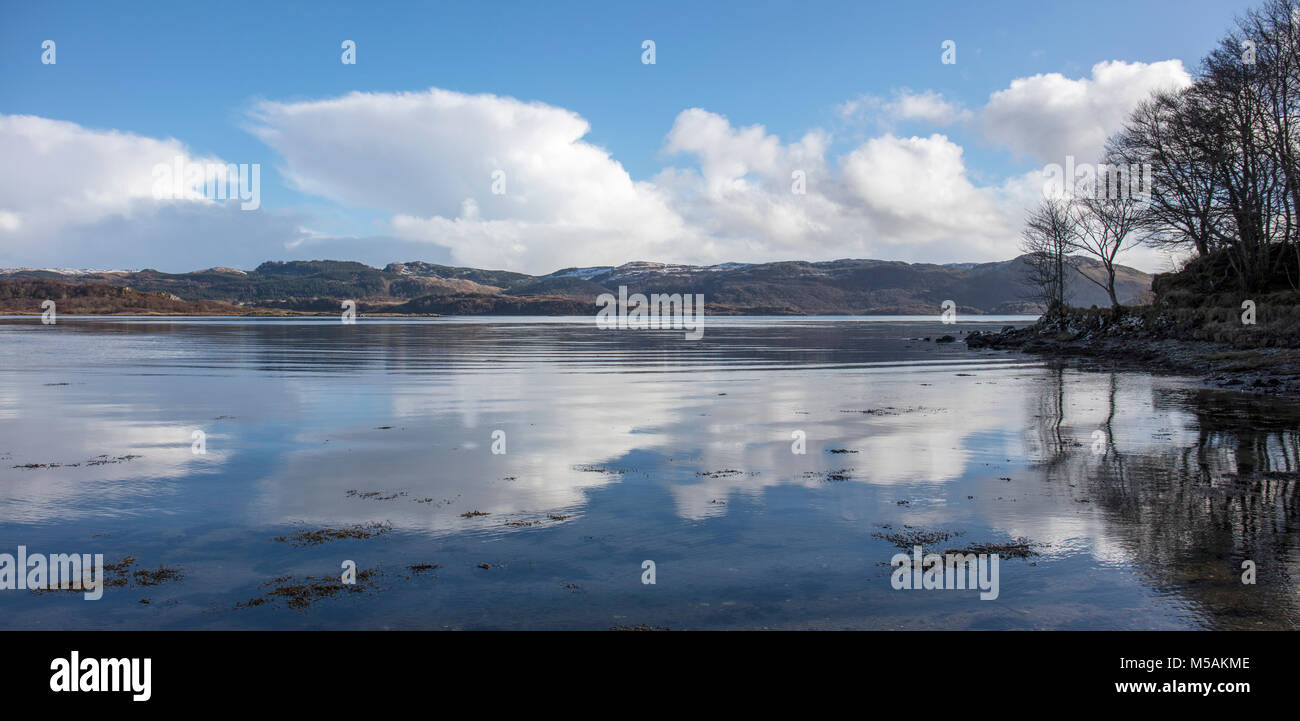 Ardfern, Loch Craignish, Winter, Argyll and Bute, Western Scotland, United Kingdom, UK Stock Photo