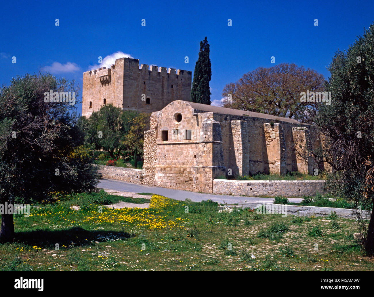 Kolossi Castle, Limassol, South Cyprus Stock Photo