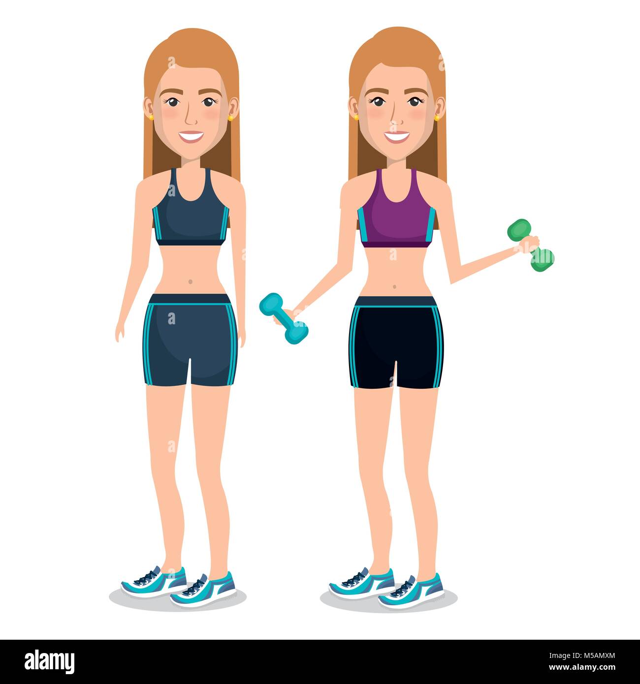 female athlete weight lifting Stock Vector Image & Art Alamy