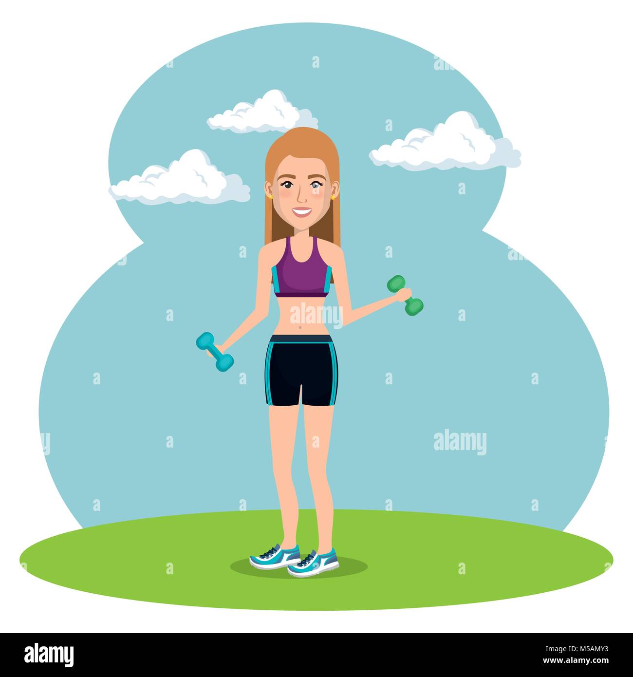 female athlete weight lifting Stock Vector Image & Art Alamy