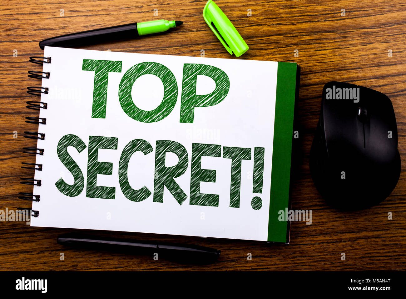 Word, writing Top Secret. Business concept for Military Top Secret