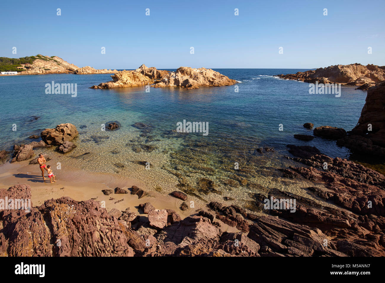 Cala Pregonda, Menorca,Balearic Islands, Spain Stock Photo - Alamy