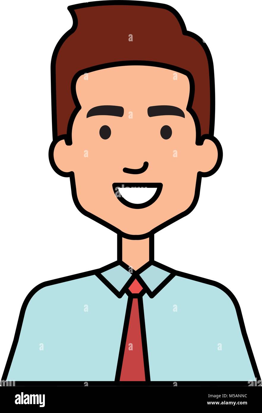 elegant businessman avatar character Stock Vector Image & Art - Alamy