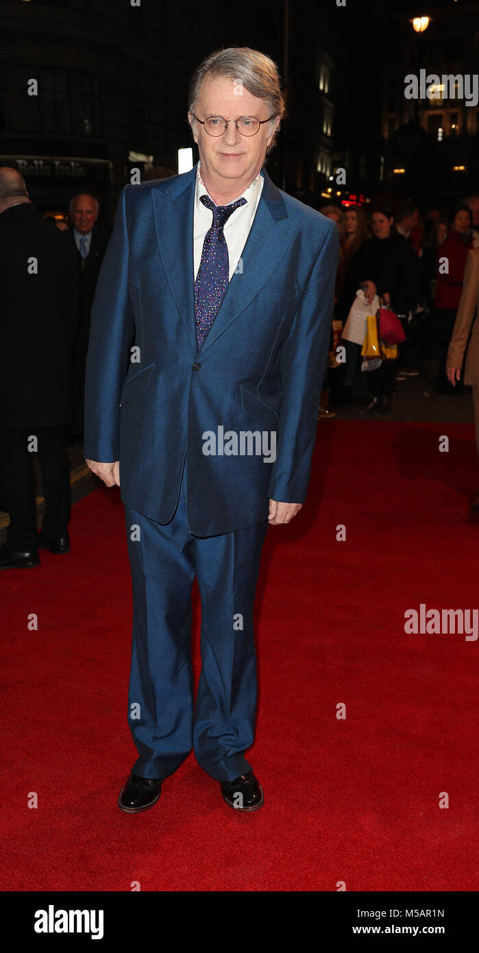 Paul Merton arrives at the BBC event Bruce: A Celebration at the London Palladium, which will honour the life of the late entertainer Sir Bruce Forsyth. Stock Photo