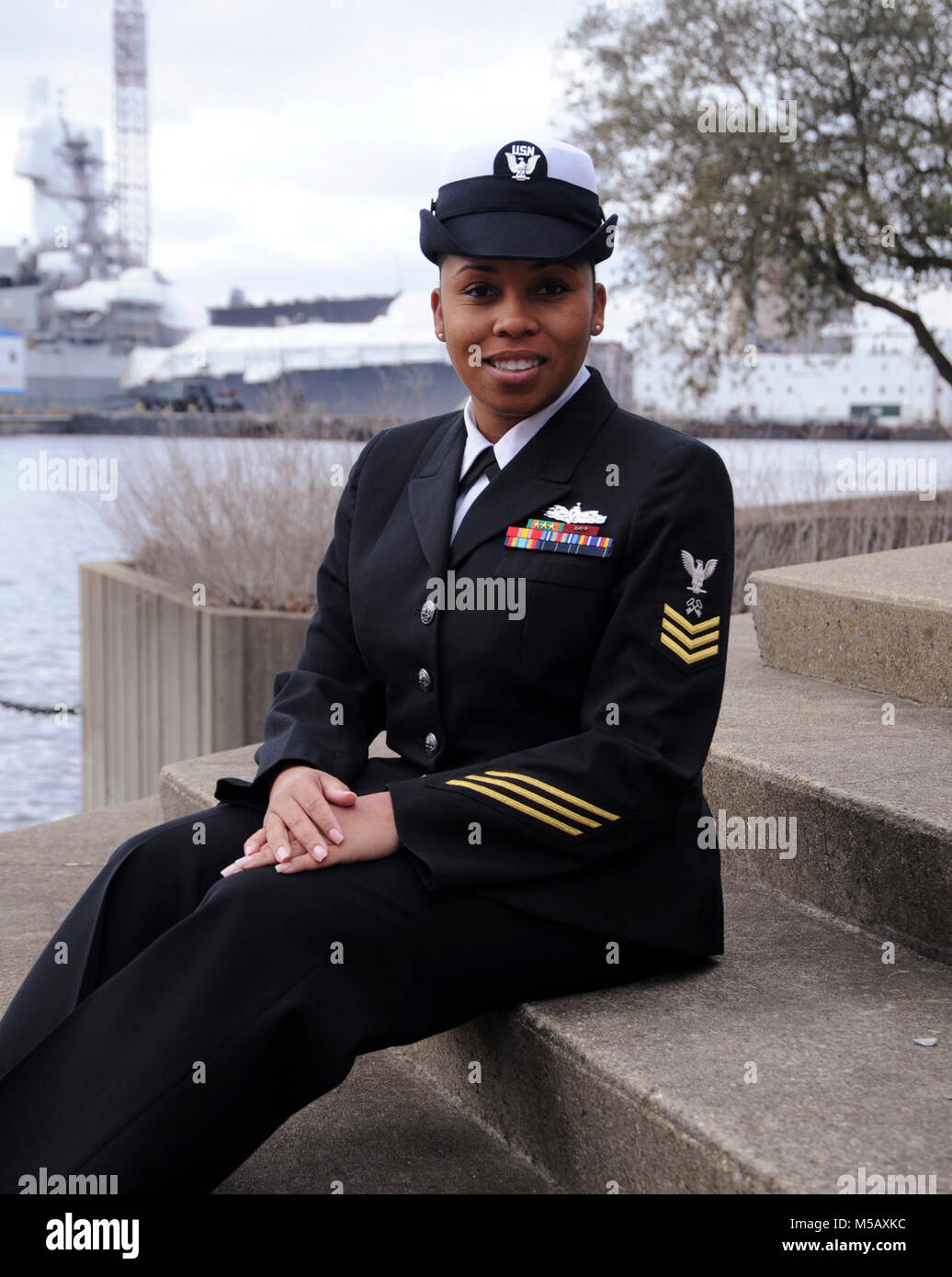 NORFOLK (Feb. 5, 2018) Logistics Specialist 1st Class Samantha Mincey, a native of Los Angeles, Calf., assigned to Trident Refit Facility Kings Bay, Submarine Force Atlantic 2017 Shore Sailor of the Year. The Sailor of the Year program was established in 1972 by the Chief of Naval Operations Adm. Elmo Zumwalt and Master Chief Petty Officer of the Navy John Whittet to recognize an individual Sailor who best represented the ever-growing group of dedicated professional Sailors at each command and ultimately the Navy. (U.S. Navy Stock Photo