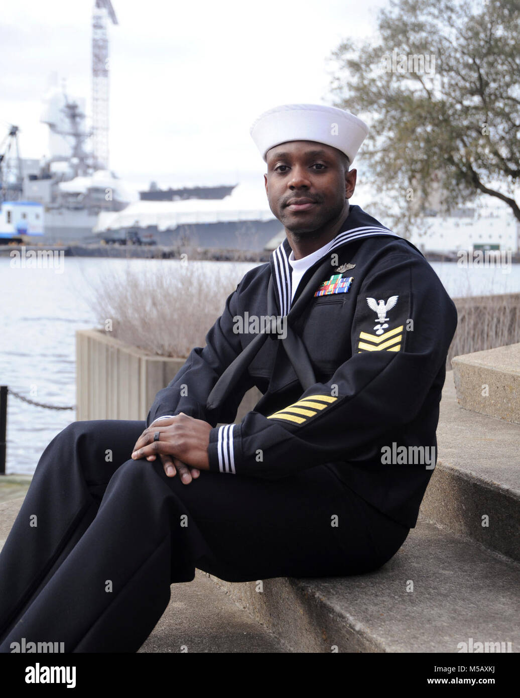 NORFOLK (Feb. 5, 2018) Machinistís Mate (Auxiliary) 1st Class Anthony Phillips, a native of Queens, NY., assigned to Regional Support Group Groton, Submarine Force Atlantic 2017 Shore Sailor of the Year candidate. The Sailor of the Year program was established in 1972 by the Chief of Naval Operations Adm. Elmo Zumwalt and Master Chief Petty Officer of the Navy John Whittet to recognize an individual Sailor who best represented the ever-growing group of dedicated professional Sailors at each command and ultimately the Navy. (U.S. Navy Stock Photo