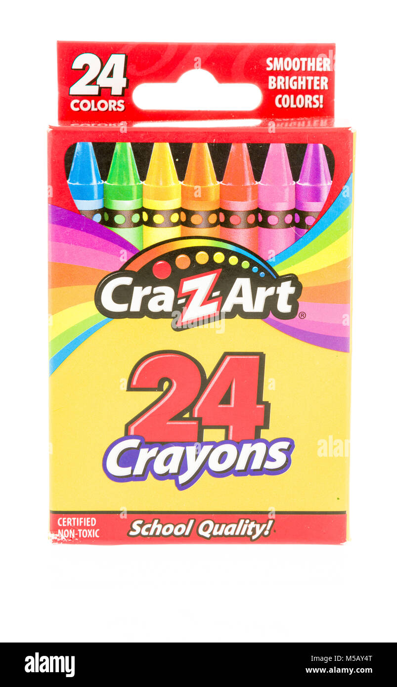 Cra-Z-Art Smoother Brighter Colors Non-toxic Crayons (24 Pack) 