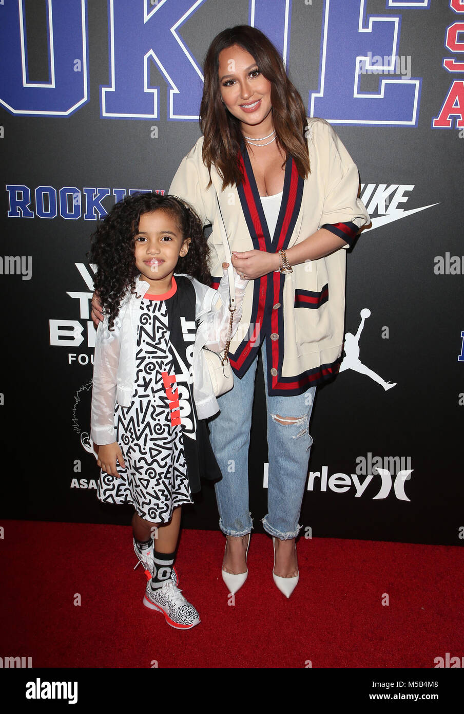Los Angeles, California - Adrienne Bailon. Rookie, USA. 15th Feb, 2018