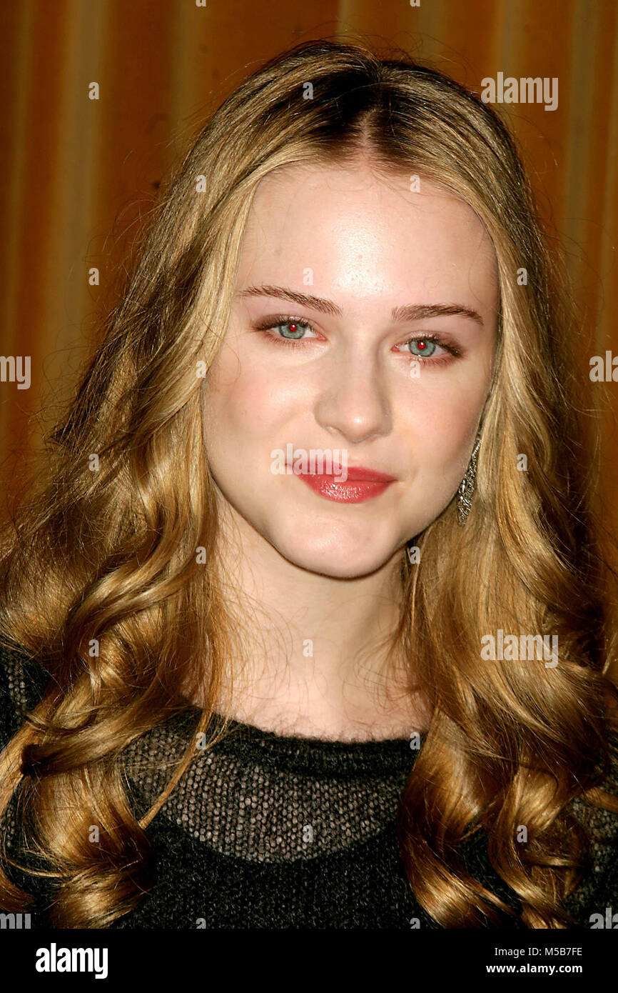 CelebrityArchaeology.com New York City 2003 FILE PHOTO EVAN RACHEL WOOD ...