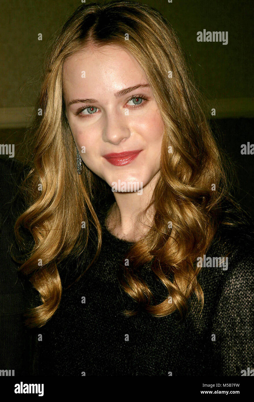 CelebrityArchaeology.com New York City 2003 FILE PHOTO EVAN RACHEL WOOD ...