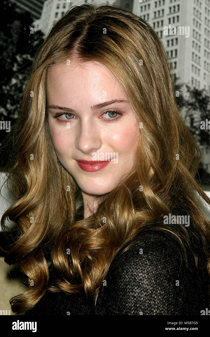 CelebrityArchaeology.com New York City 2003 FILE PHOTO EVAN RACHEL WOOD ...