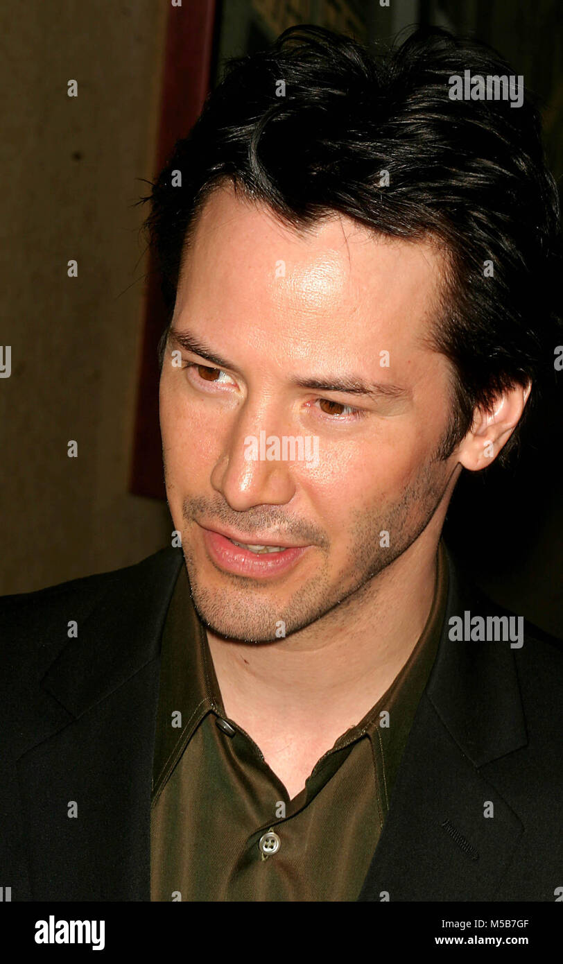 CelebrityArchaeology.com New York City 2003 FILE PHOTO KEANU REEVES ...