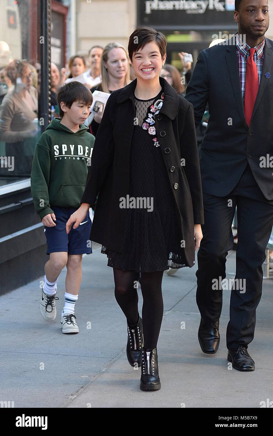 New York, NY, USA. 21st Feb, 2018. Lilan Bowden out and about for Celebrity Candids - WED, New York, NY February 21, 2018. Credit: Kristin Callahan/Everett Collection/Alamy Live News Stock Photo