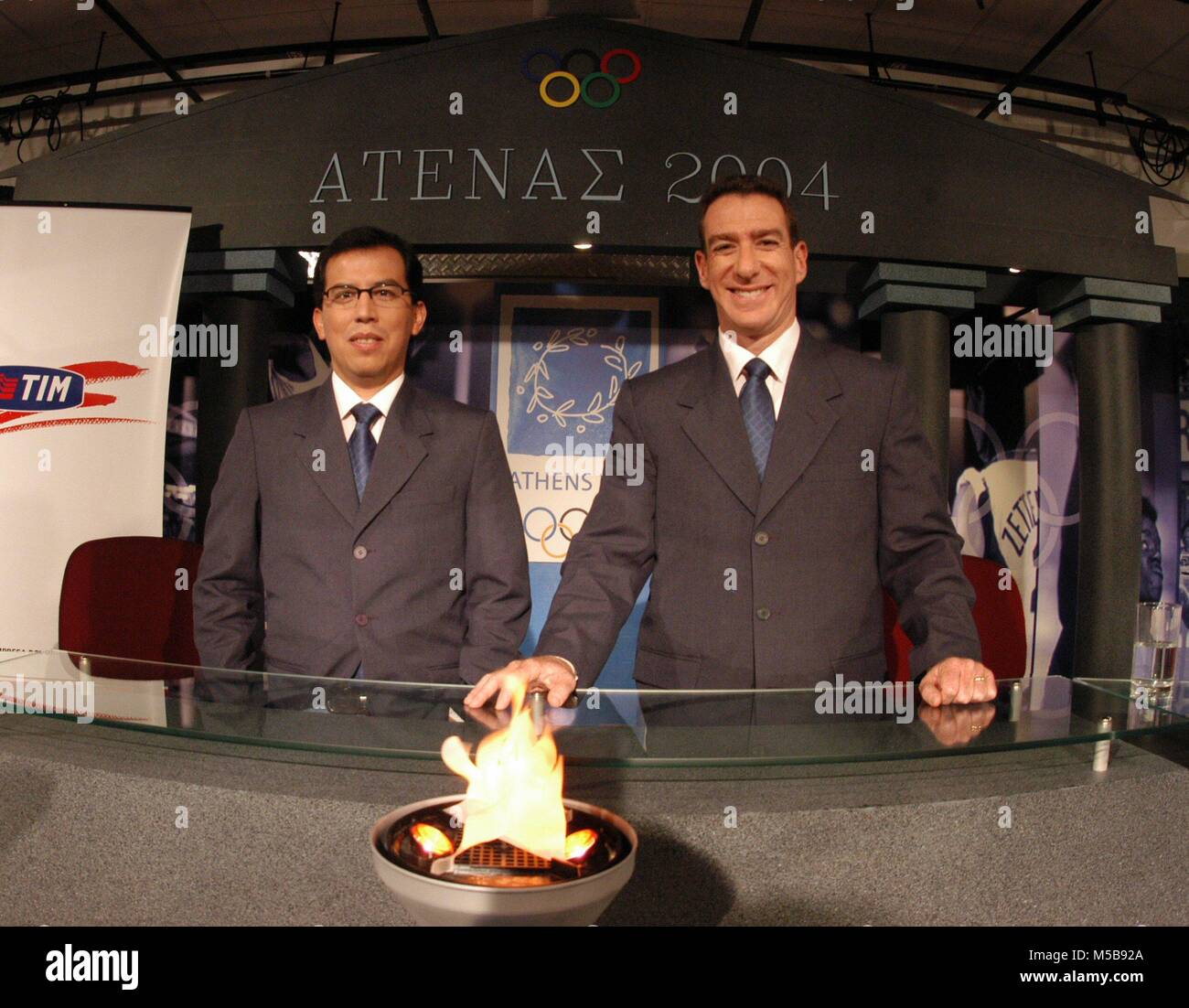 LIMA, 11 DE AGOSTO DEL 2004 JUEGOS OLIMPICOS ATENAS 2004. EL CANAL ATV