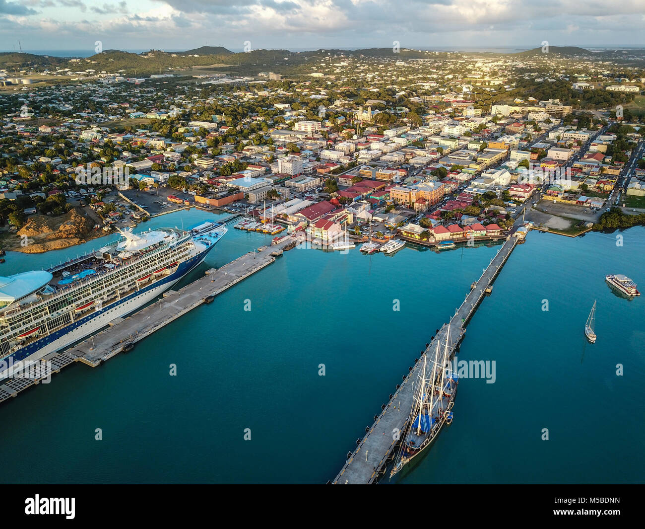 St Johns, Antigua Stock Photo