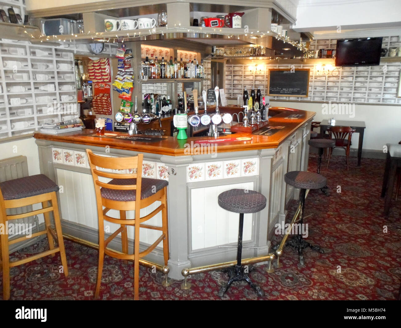 Interior of an English public bar Taken in The Rose Tree, Shincliffe