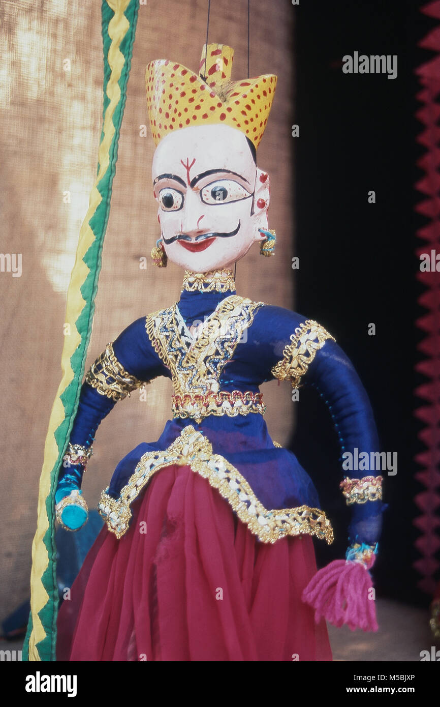 Colorful Puppet of Rajasthan, India Stock Photo