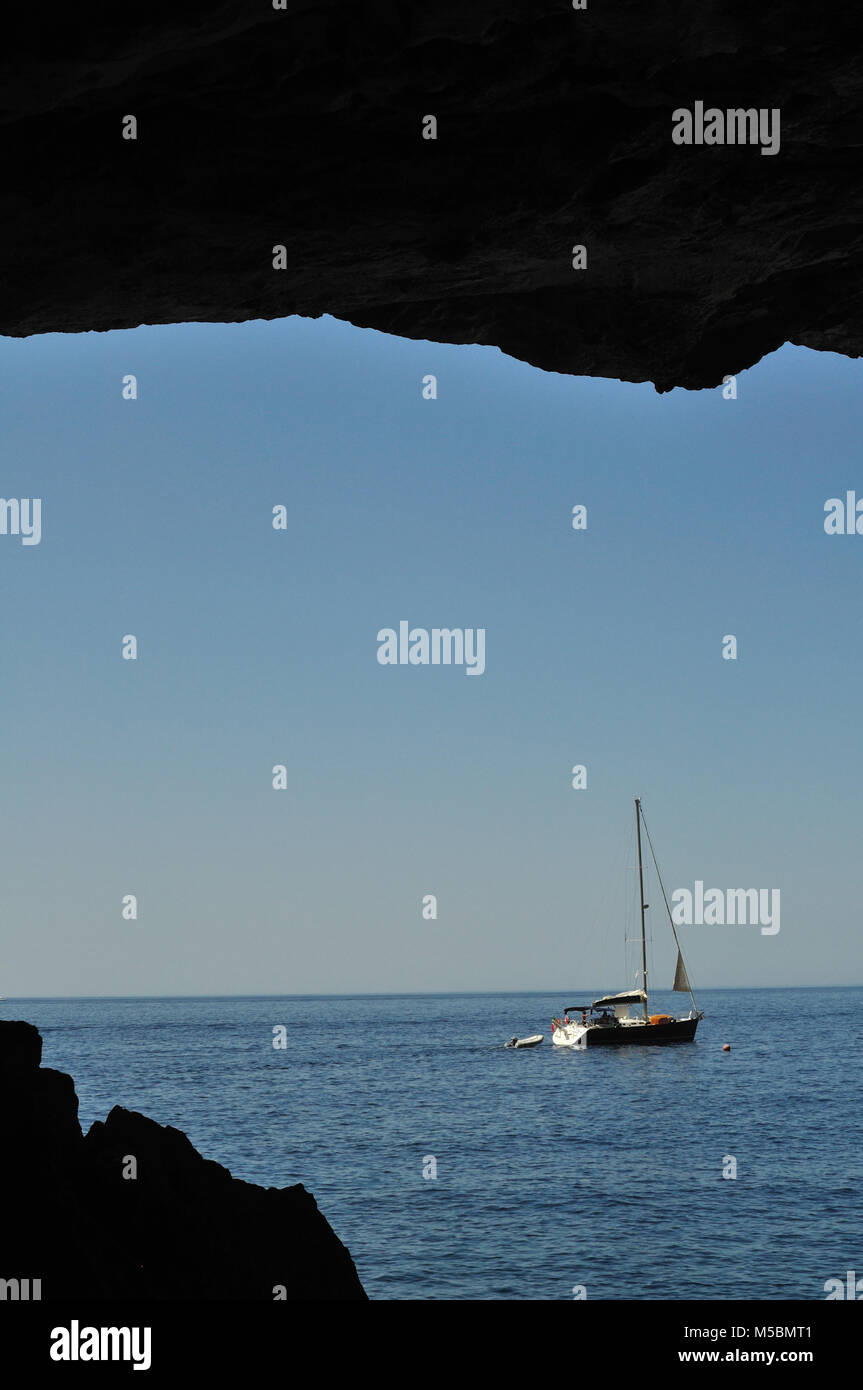 Blue Grotto, Sardinia Stock Photo Alamy