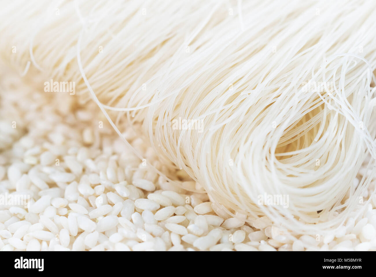 Asian rice noodles Stock Photo Alamy