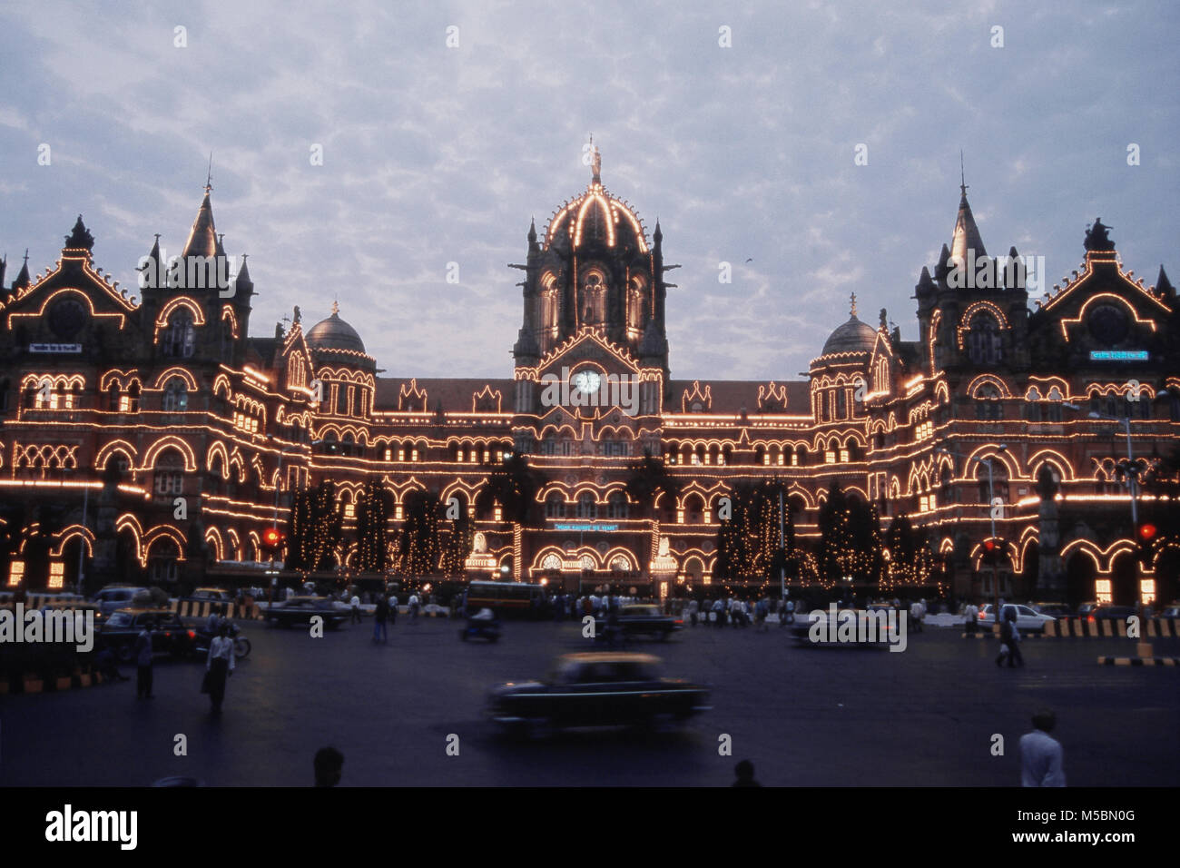 VT Station on 150 years of Completion, Mumbai, Maharashtra, India Stock Photo