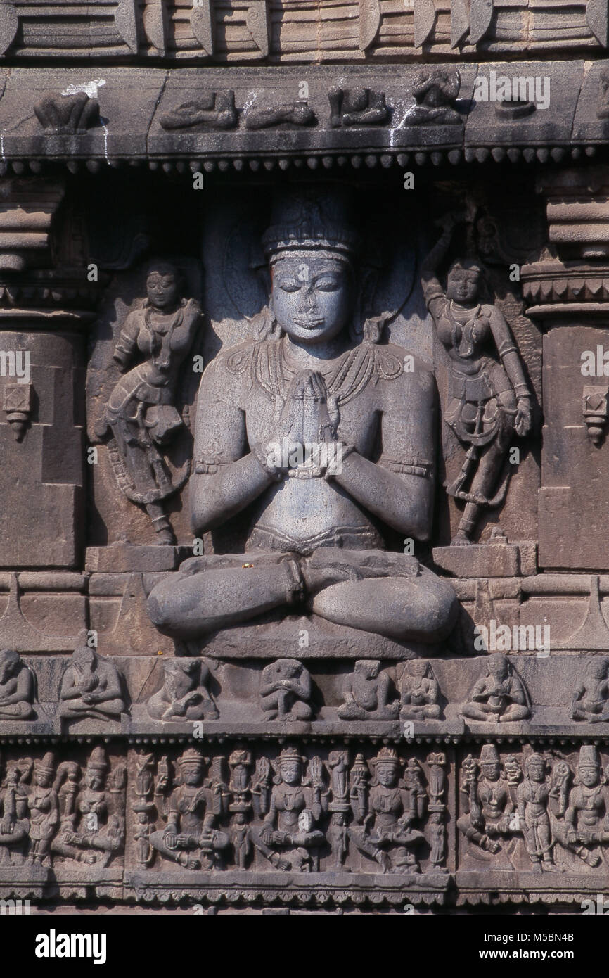 Aundha Nagnath Temple, Aundha Nagnath, Hingoli, Maharashtra, India Stock Photo