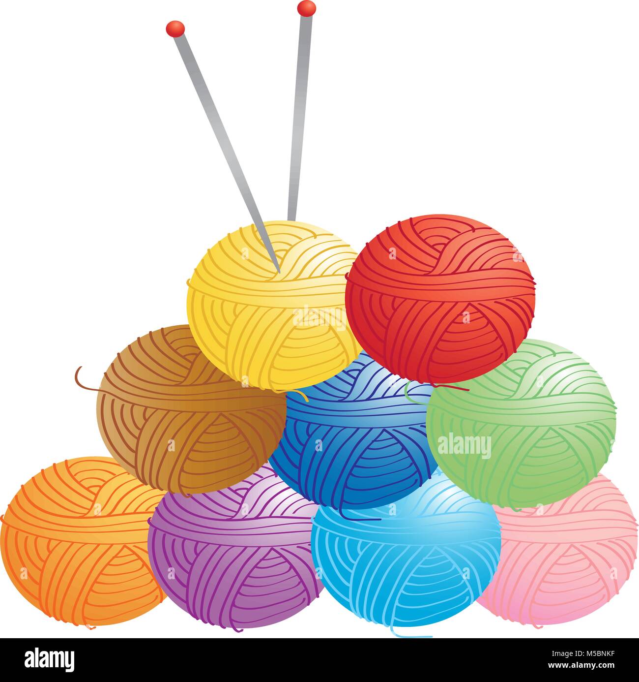 Cartoon illustration of several balls of wool and knitting needles Stock Vector Image & Art - Alamy Cartoon illustration of several balls of wool and knitting needles Stock Vector Image & Art - Alamy