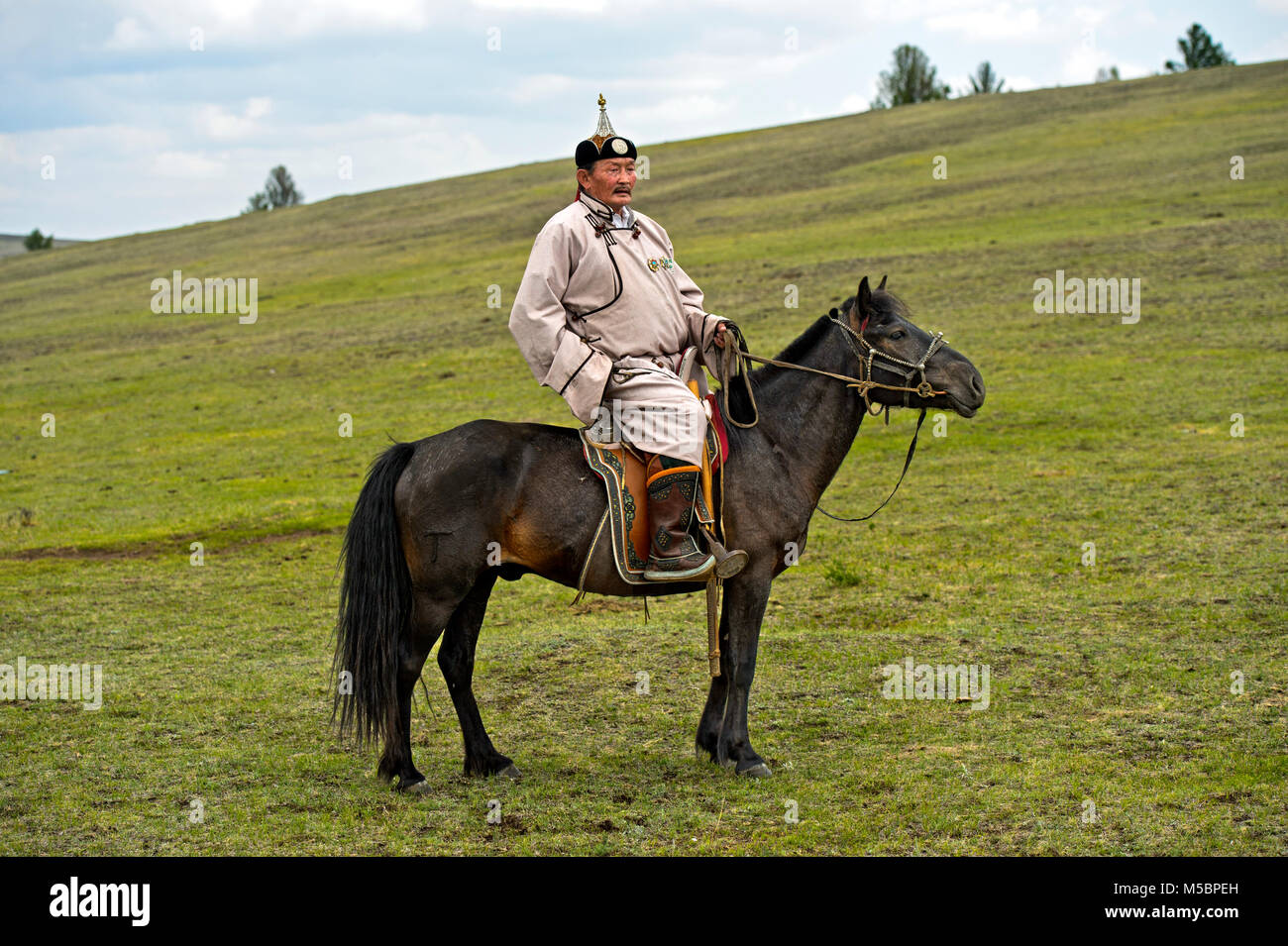 Mongolia horse rider hi-res stock photography and images - Alamy