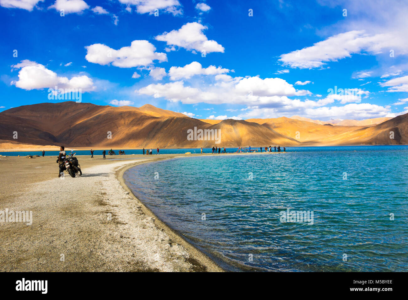 Pangong Lake, Leh Ladakh, Jammu Kashmir, India Stock Photo - Alamy