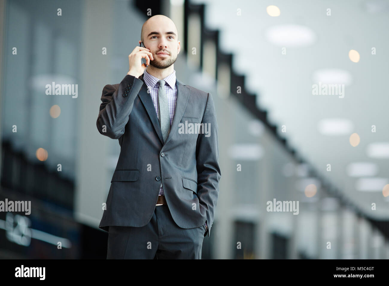 Businessman on travel Stock Photo