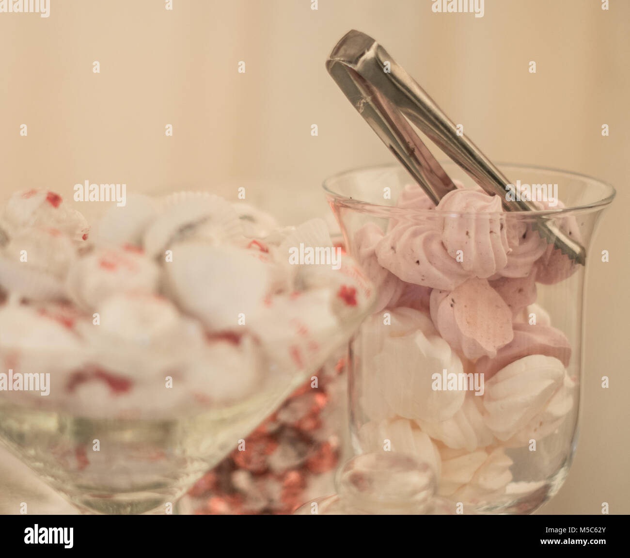 Sweets in a bowl with a scoop Stock Photo