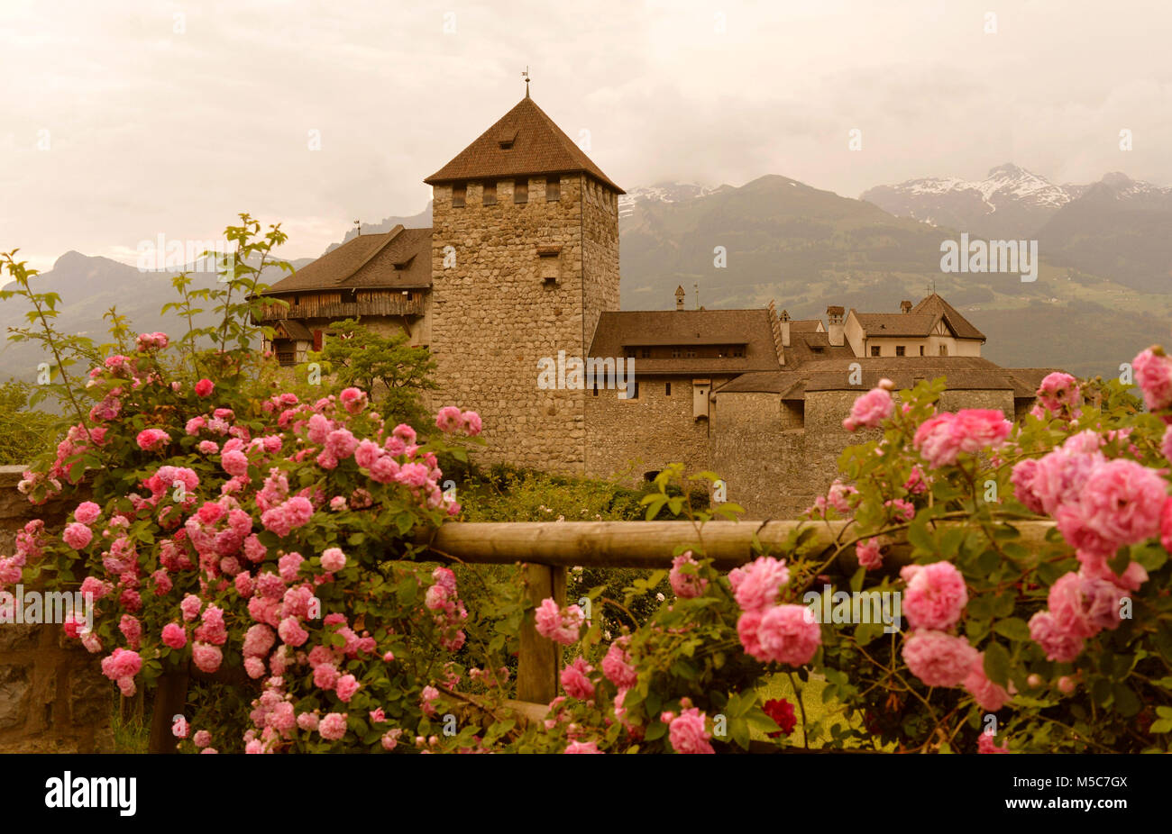 Gutenberg Castle In Vaduz Liechtenstein This Castle Is The Palace And gutenberg-castle-in-vaduz-liechtenstein-this-castle-is-the-palace-and