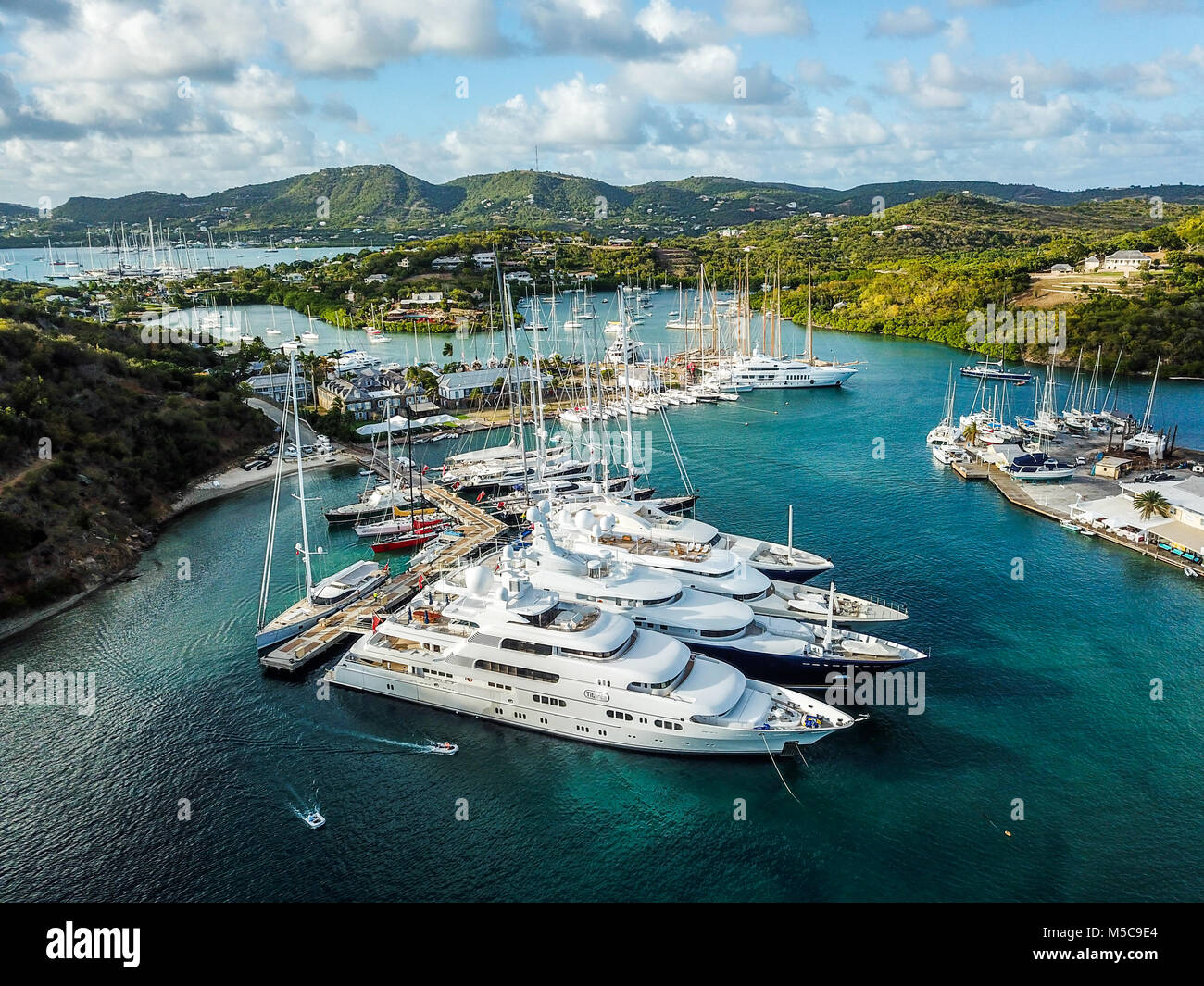 Nelson's Dockyard, Antigua Stock Photo
