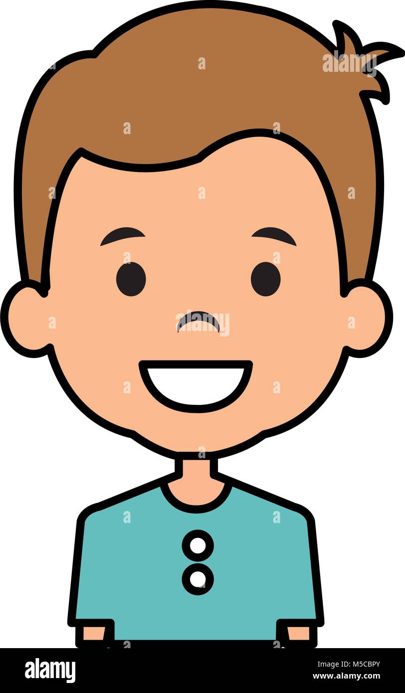 cute and little boy Stock Vector Image & Art - Alamy