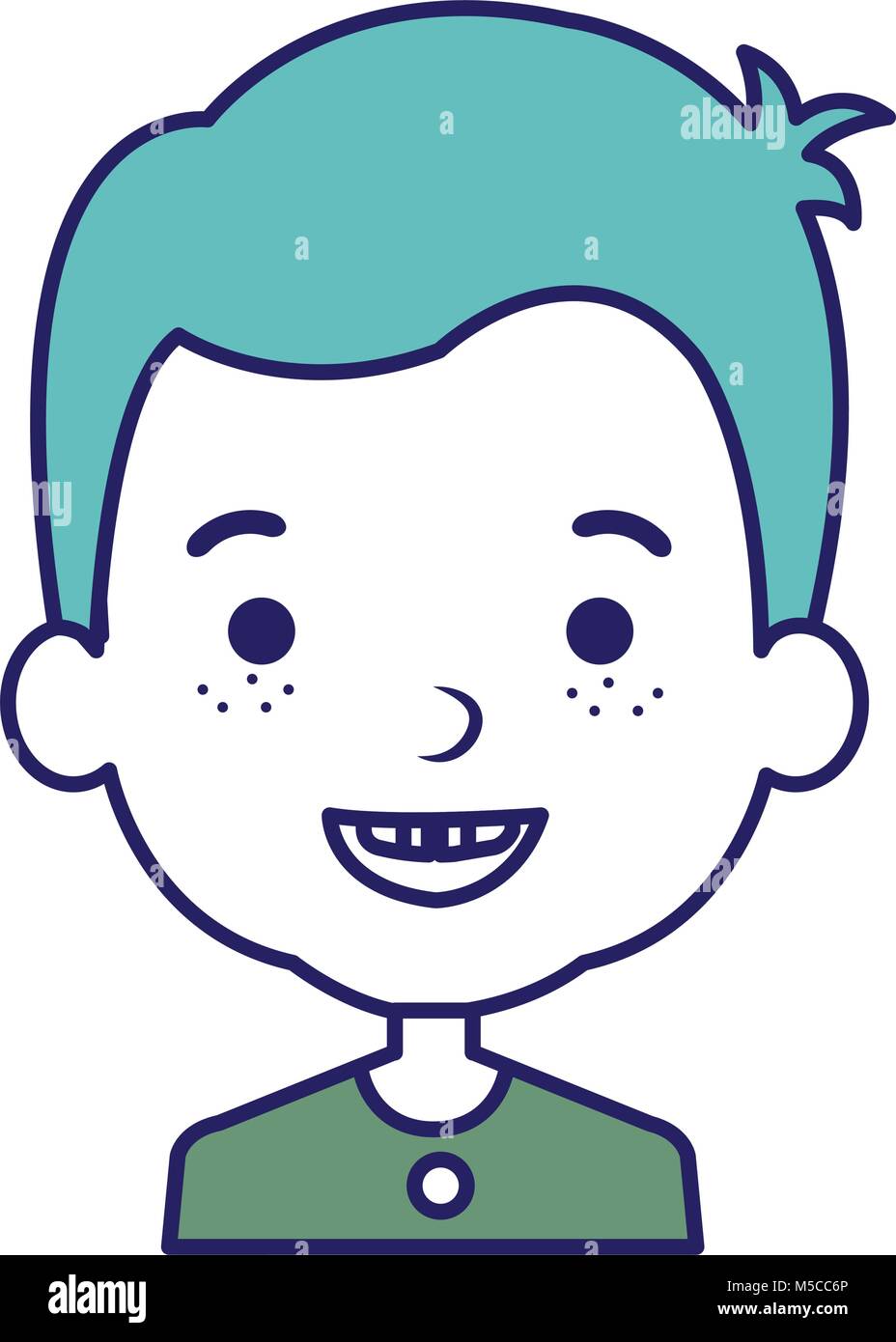 cute and little boy Stock Vector Image & Art - Alamy