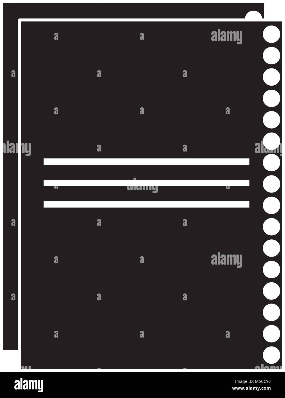 document paper isolated icon Stock Vector Image & Art - Alamy