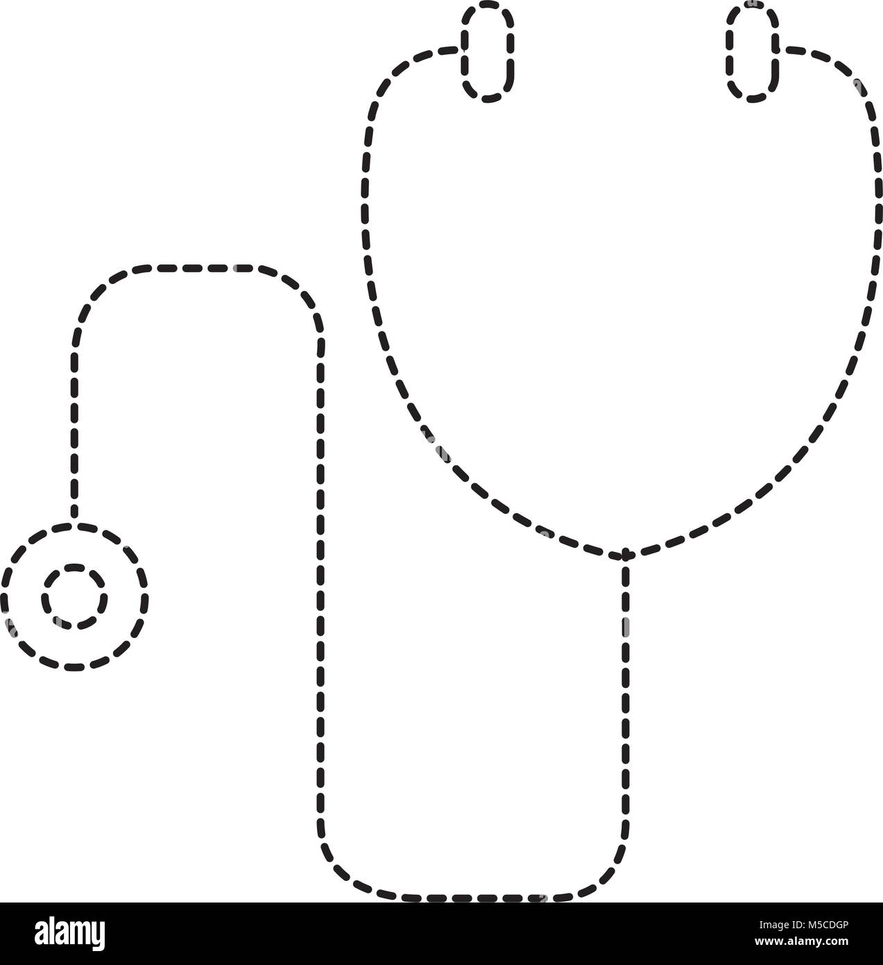 stethoscope medical isolated icon Stock Vector Image & Art - Alamy