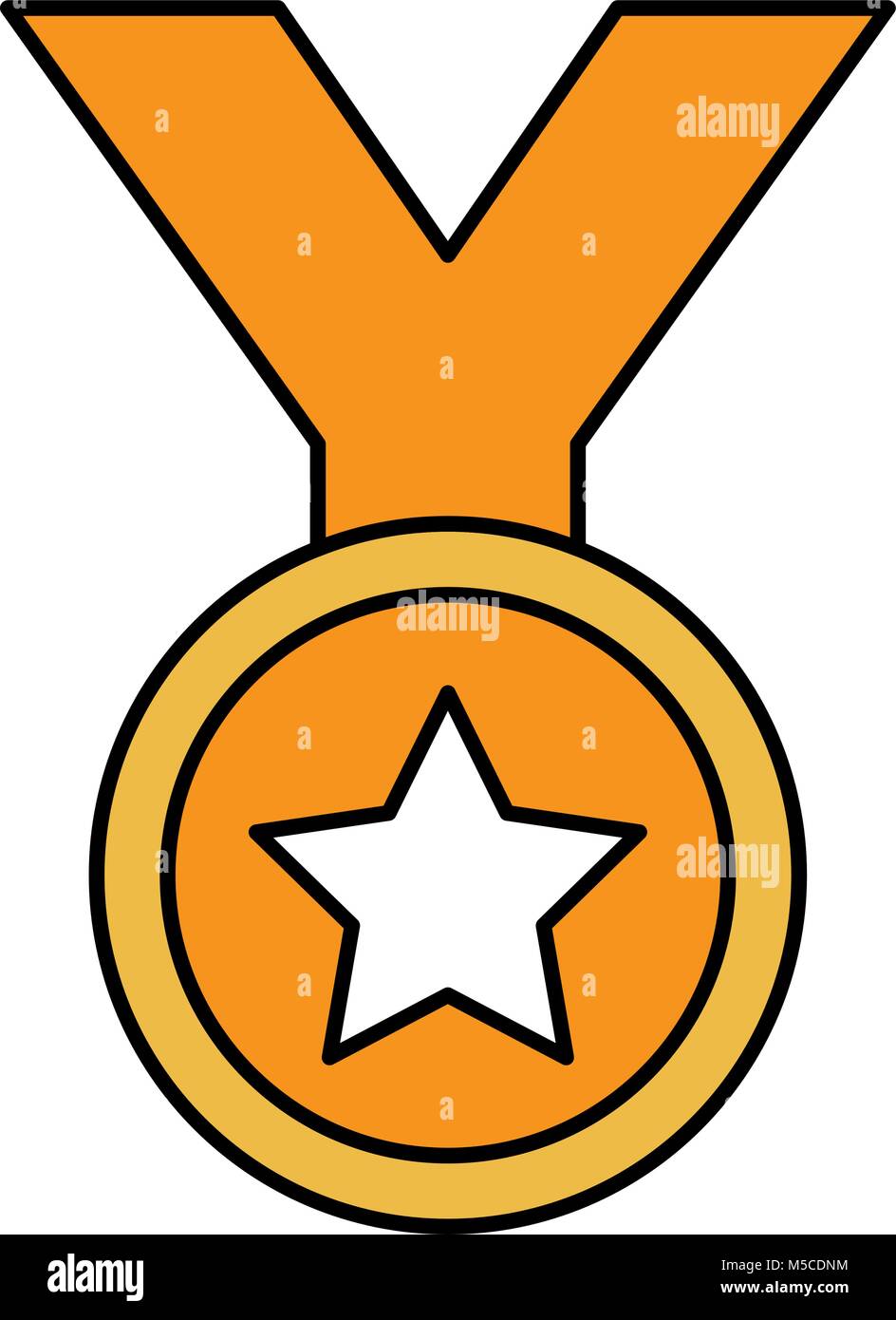winner medal isolated icon Stock Vector Image & Art - Alamy