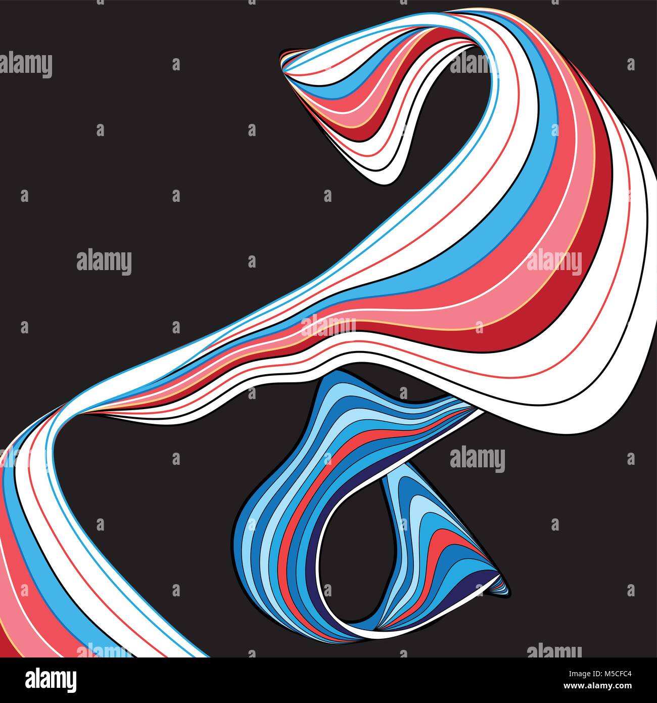Abstract colored background with wavy elements Stock Vector Image & Art ...