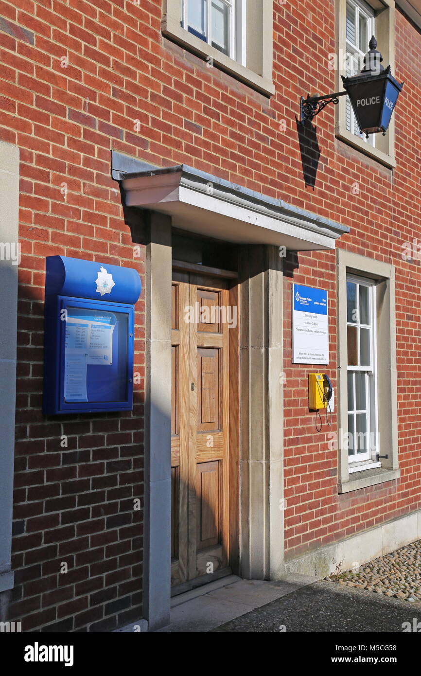 Police Station, Cinque Ports Street, Rye, East Sussex, England, Great Britain, United Kingdom, UK, Europe Stock Photo