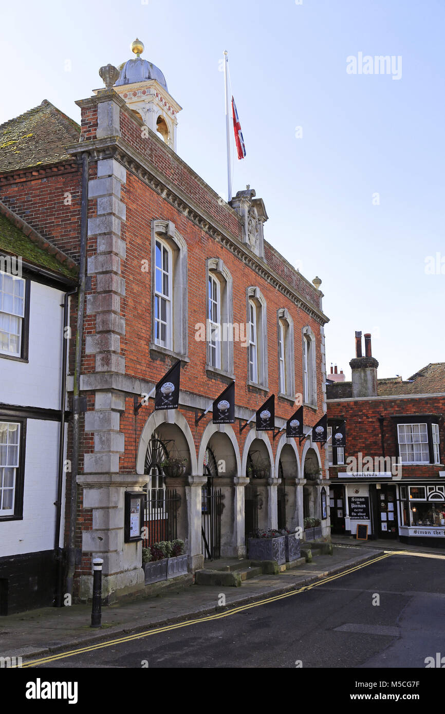Town Hall, Market Street, Rye, East Sussex, England, Great Britain