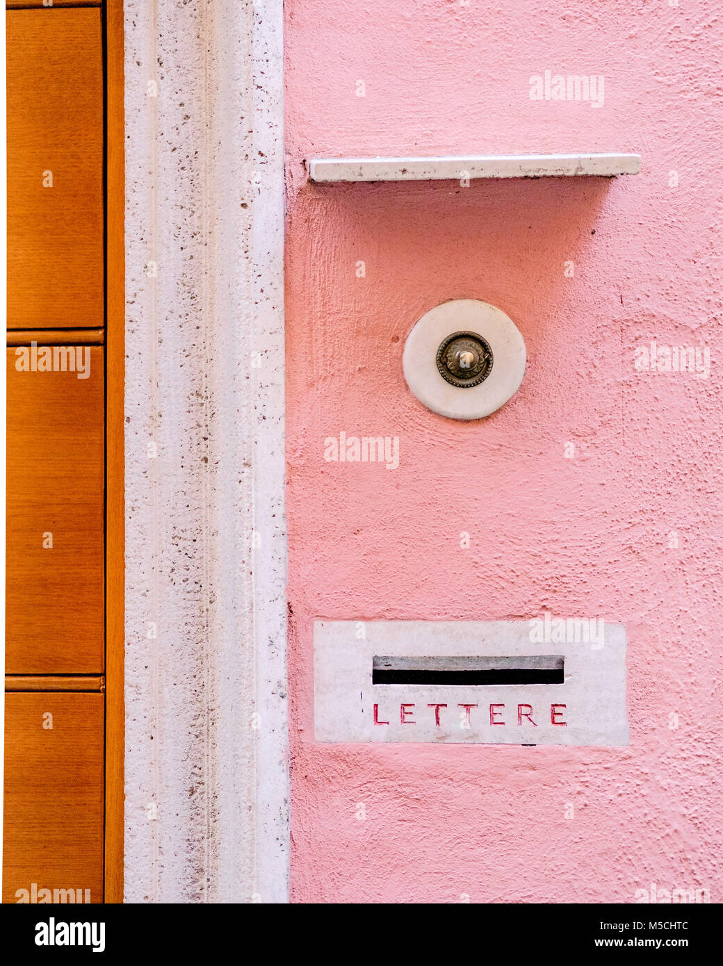 Doorbell And Letter Box Stock Photo - Alamy